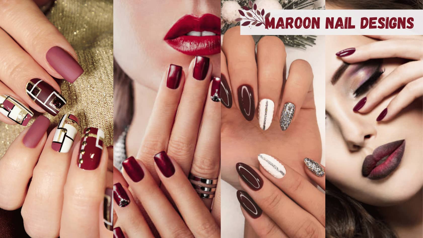 Stunning Maroon Nail Designs to Try This Season
