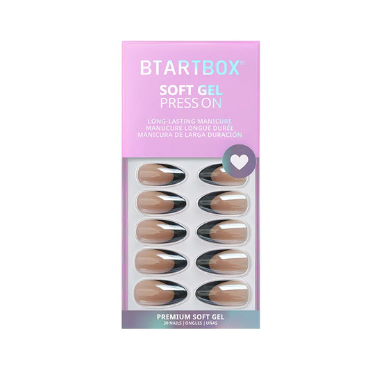 Black Swan Almond Nails - Soft Gel Press On