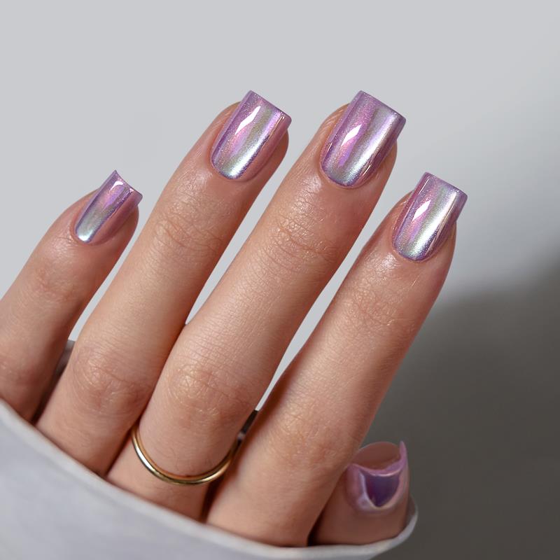 Glass Ocean Square Nail