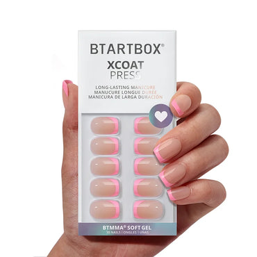 Dolce Pink Squoval Nails - XCOATPRESS