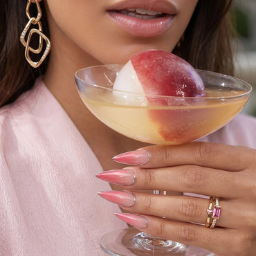 Chill Sips Stiletto Press on Nails