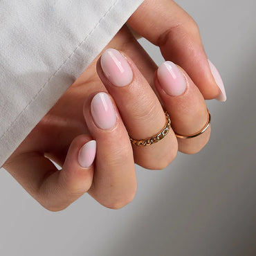 Sweet Blush Extra Short Oval Nails