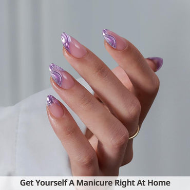 Mermaid Tail Almond Nails - XCOATPRESS