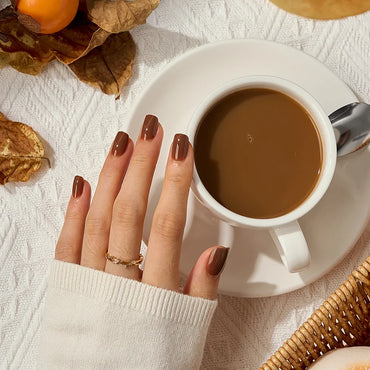 Bold Brew Square Nails - Soft Gel Press On