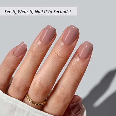 Clay Kiss Square Nails - Soft Gel Press On