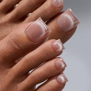 XCOATTIPS® Toe Nail - Square - French Cat Eye