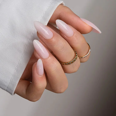 Nude Desire Medium Almond Nails