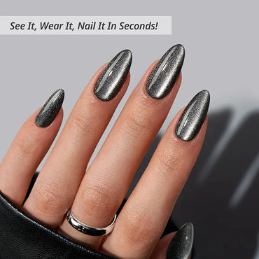 Spooky Almond Nails - Soft Gel Press On