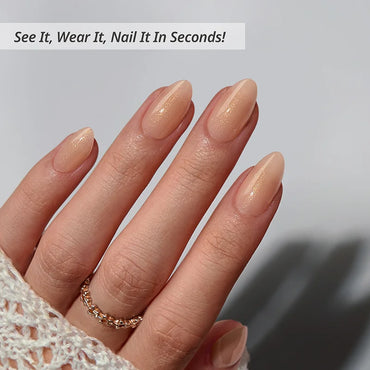 Glow Mates Almond Nails - XCOATPRESS