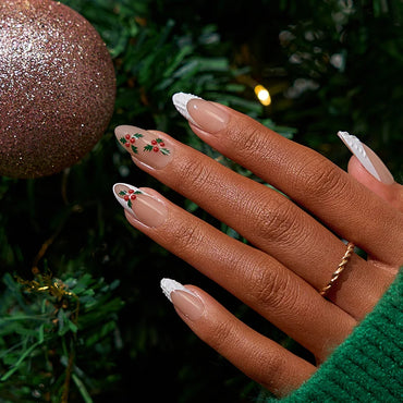 Christmas Collection Medium Almond Nails