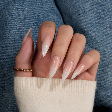 Vanilla Luxe Stiletto Nails - XCOATPRESS