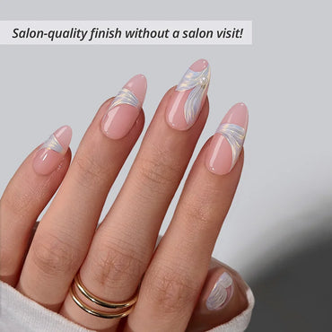 Pearlfin Almond Nails - Soft Gel Press On