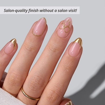 Glam Together Series Short Almond Nails