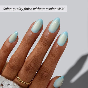 Semester Glow Almond Nails - Soft Gel Press On