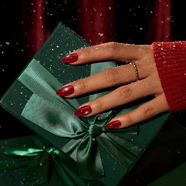 Christmas Collection Short Almond Nails