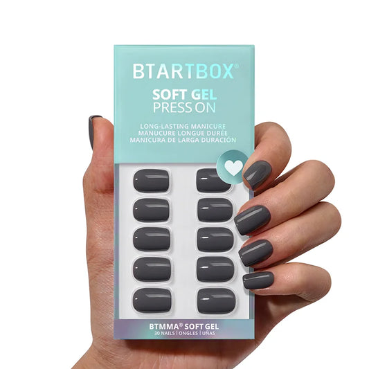 Fog Friend Square Nails - Soft Gel Press On