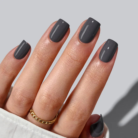 Fog Friend Square Nails - Soft Gel Press On