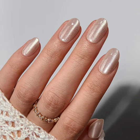 Bubbly Duo Round Nails - Soft Gel Press On