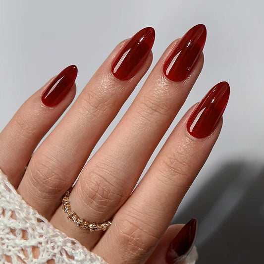 Blackout Almond Nails - XCOATPRESS