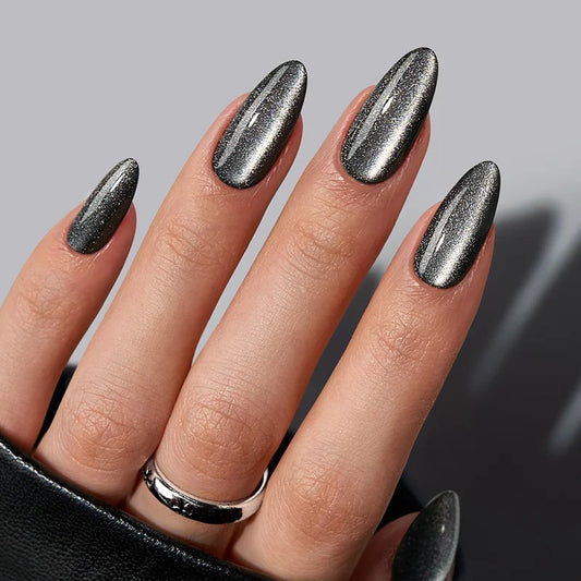 Uñas Almendradas Espeluznantes - Uñas Postizas de Gel Suave