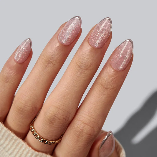 Frozen Elegance Series Press On Nails