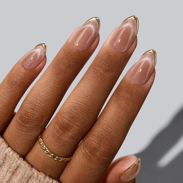 Midnight Champagne Series Press On Nails