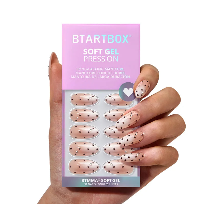 Midnight Champagne Series Press On Nails