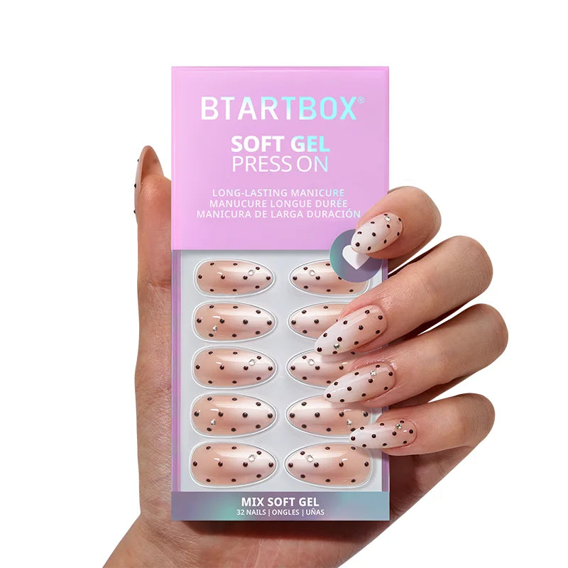 Midnight Champagne Series Press On Nails