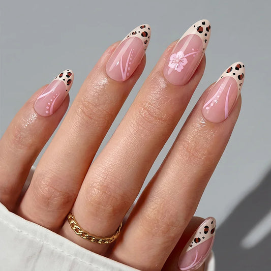 Wild Bloomery Almond Nails - XCOATPRESS