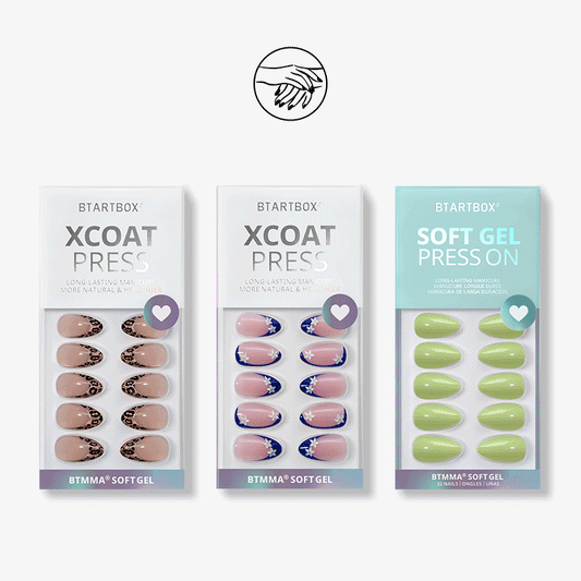 Press-On Nails Set – 3 Boxes for $35