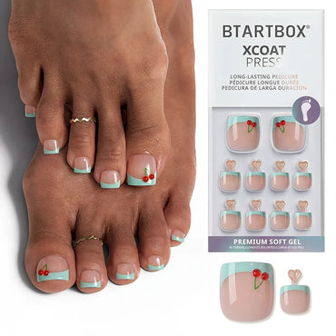 Spring Orchard Series Press On Toe Nails