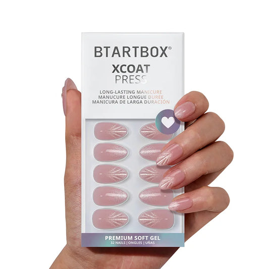 Shell Luxe Almond Nails - XCOATPRESS