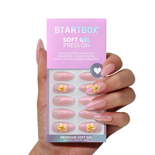Aloha Lei Almond Nails - Soft Gel Press On
