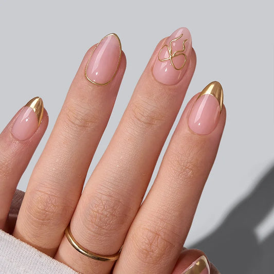 Spill the Tea Almond Nails - XCOATPRESS
