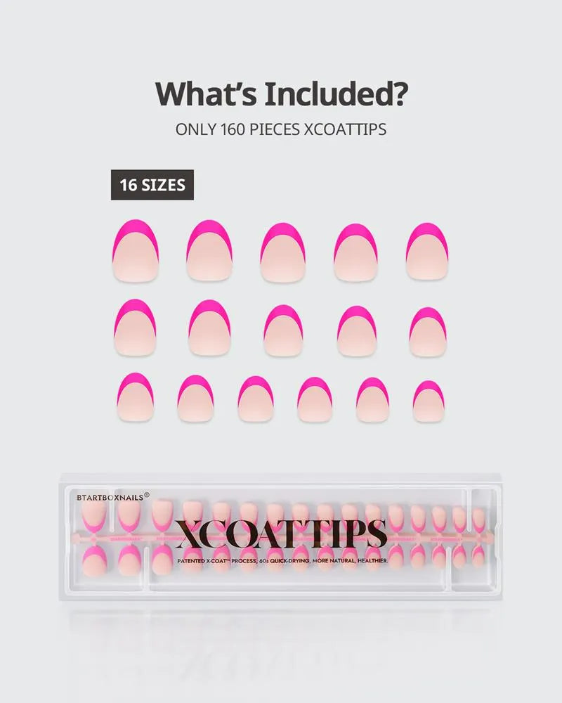 XCOATTIPS® Brighter Pastel French Kit - Almond