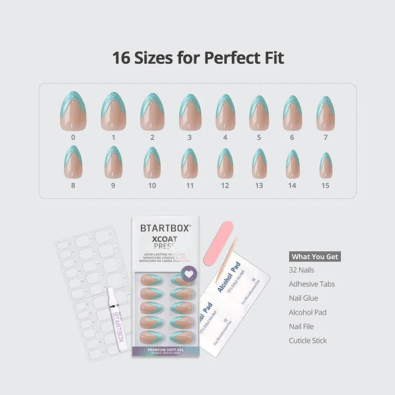 Ongles aux amandes Just Right - XCOATPRESS