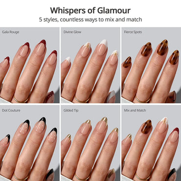 Whispers of Glamour Short Almond - XCOATPRESS