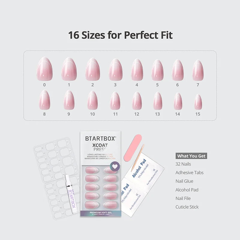 Gentle Care Almond Nails - XCOATPRESS