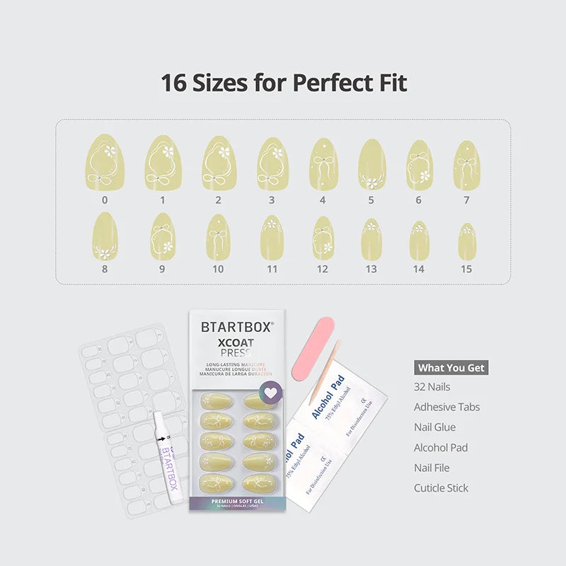 Garden Trellis Almond Nails - XCOATPRESS