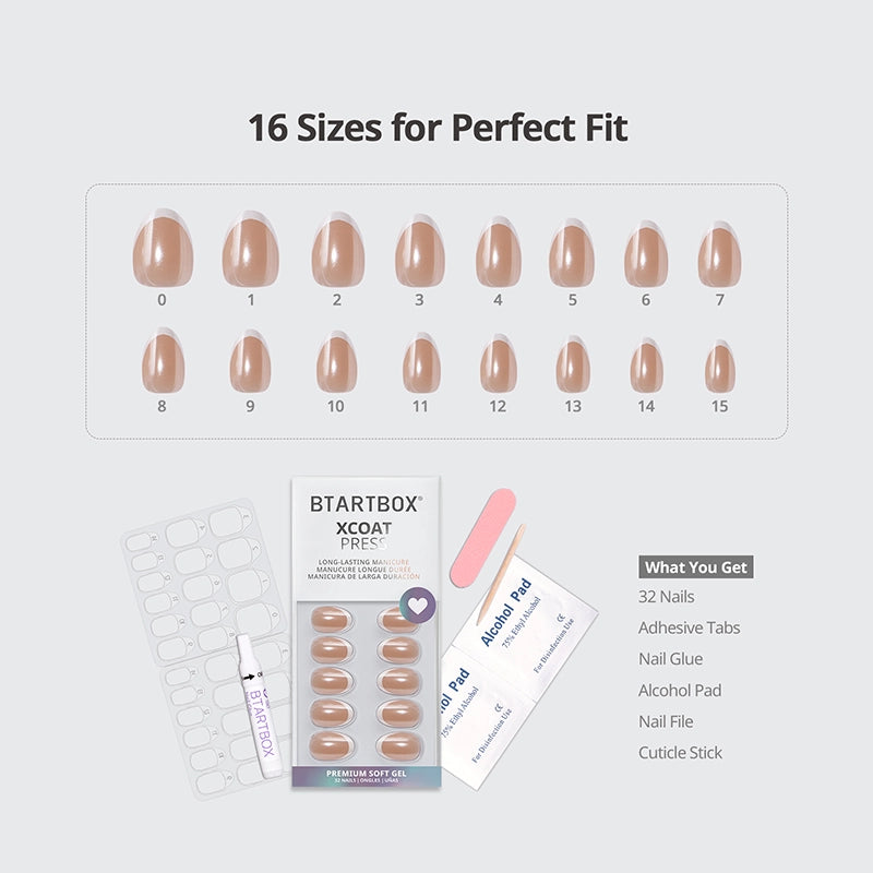 Glam Together series Extra Short Oval Nails