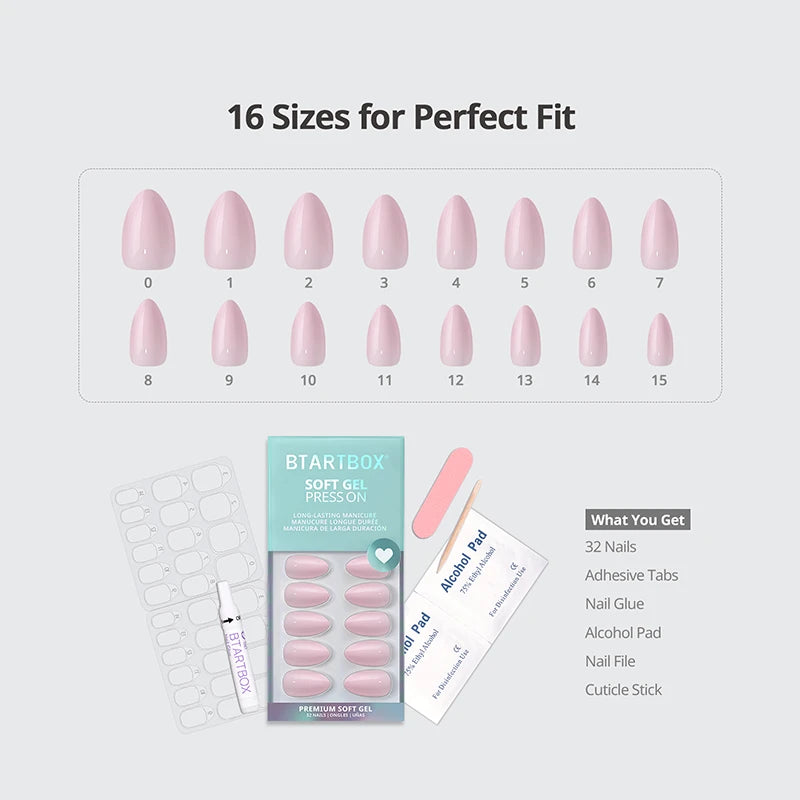 Home CEO Almond Nails - Soft Gel Press On