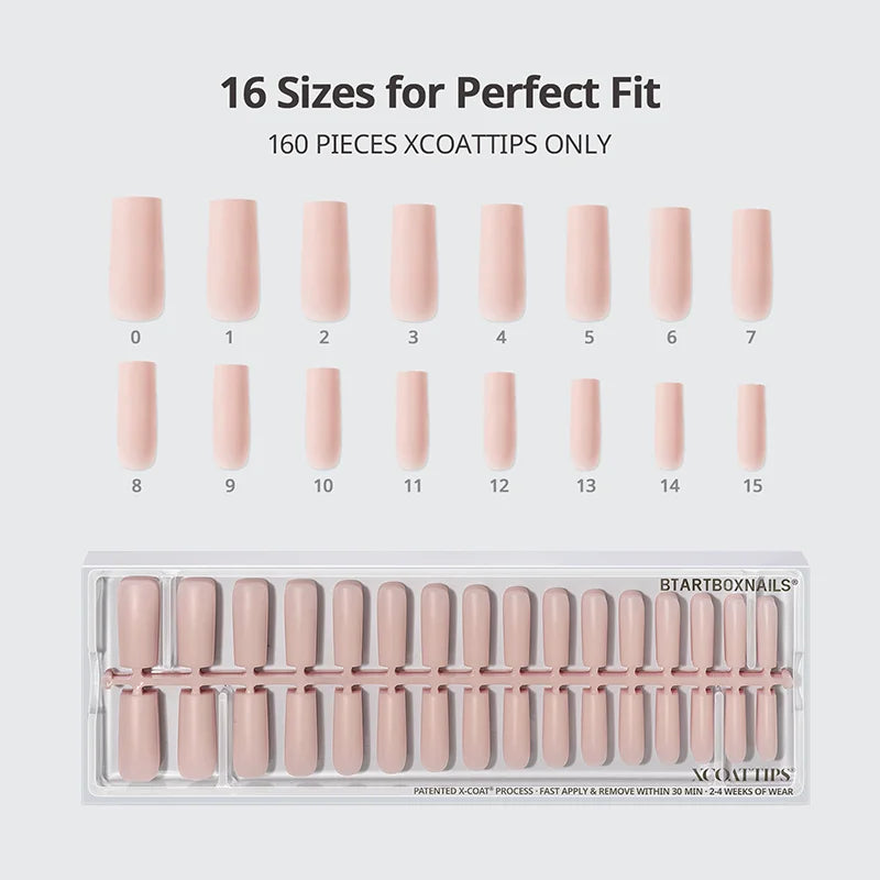 XCOATTIPS® Bare - Mixed Shades Extra Long Square