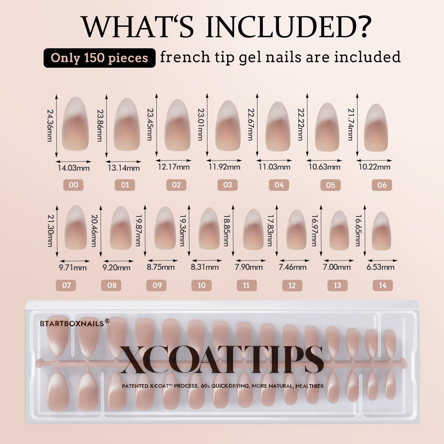 XCOATTIPS® Cat Eye - Medium Almond