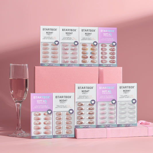 Pomp & Sparkle Series Press On Nails