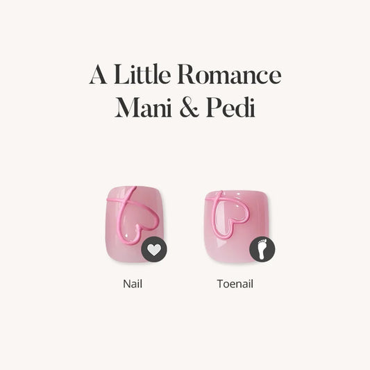 A Little Romance Mani & Pedi Press On Nails