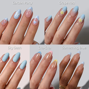 Blue Haze Press On Nails