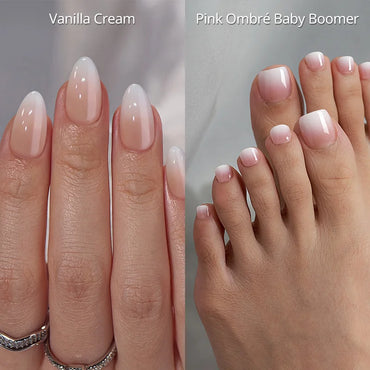 Ombre Mani & Pedi Press On Nails