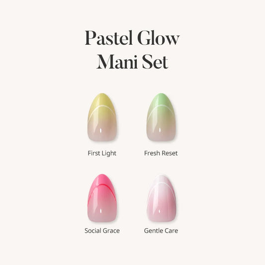 Pastel Glow Press On Nails