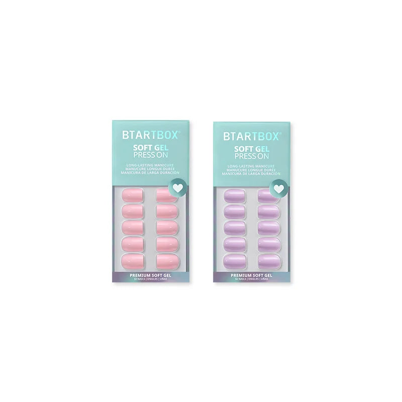 Pink Lavender Hue Press On Nails