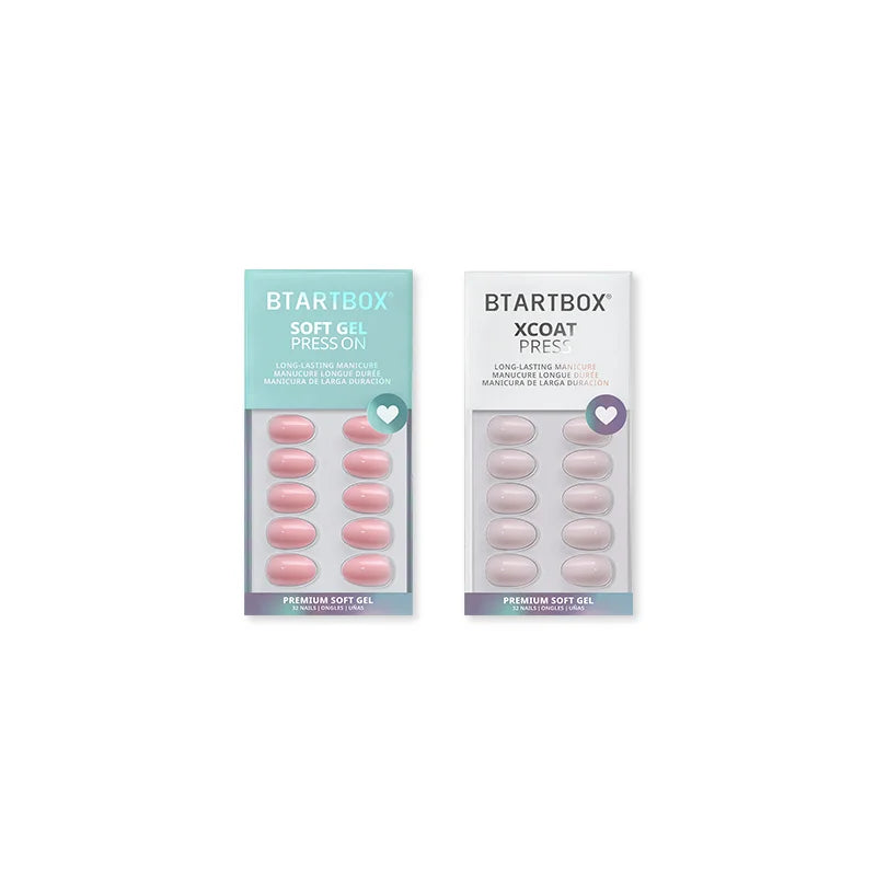 Soft Bare Oval Press On Nails
